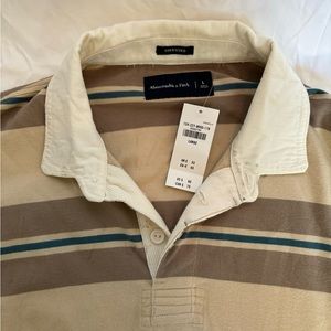 ABERCROMBIE & FITCH MENS POLO STYLE LONG SLEEVE BRAND NEW SIZE (L)